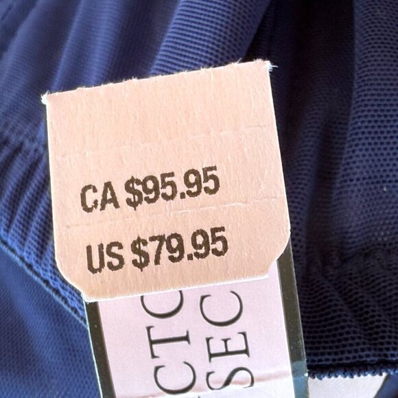 Victoria’s Secret Corset Top Bustier Lace Blue Strapless XL - Picture 7 of 12